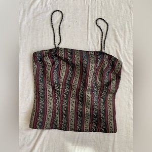 Vintage Beaded Tank Top